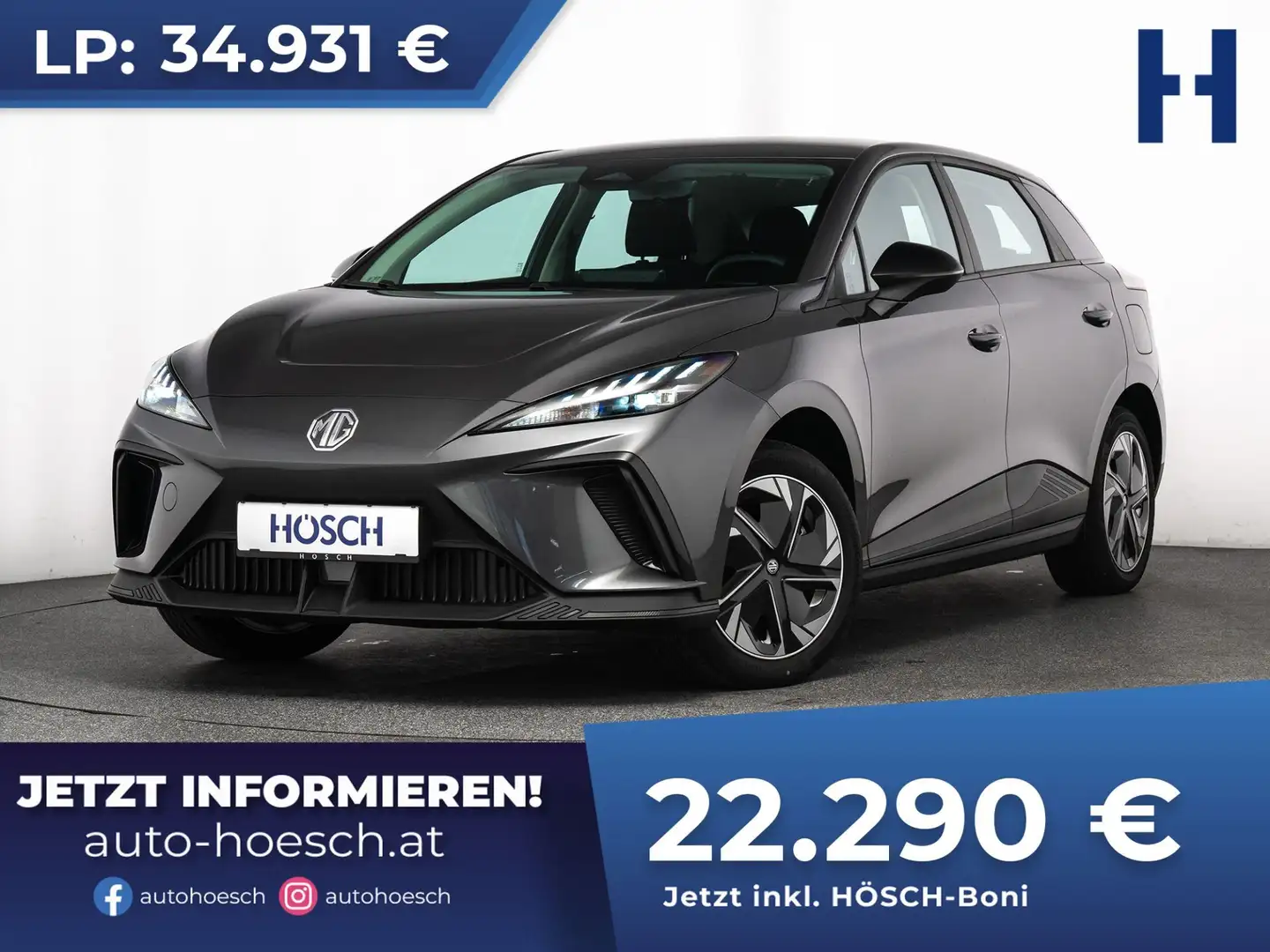 MG MG4 51KWh OHNE KILOMETER TRAUMRABATT Grau - 1