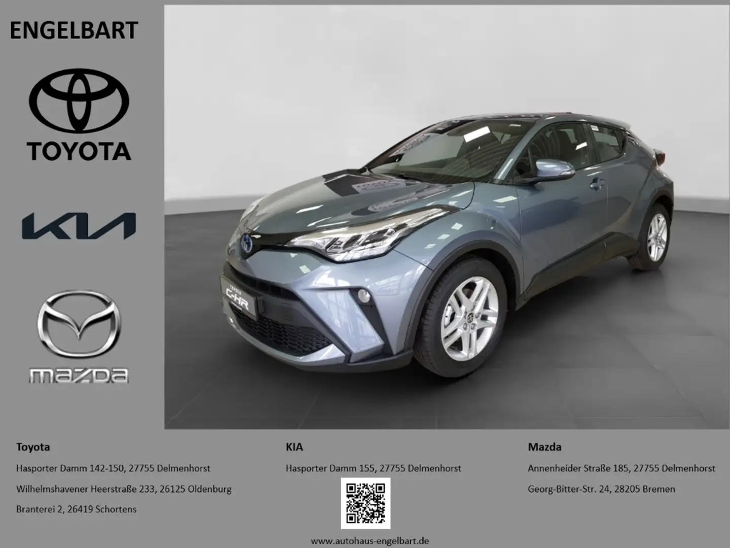 Toyota C-HR 1.8 Hybrid Flow LED DAB Rückfahrkam. Gris - 1