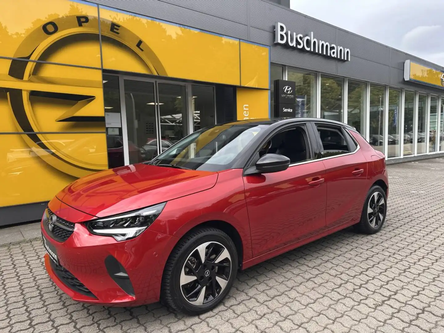 Opel Corsa-e Elegance +SOH 96%+11KW Laden+RFK+SITZHEIZUNG+ Rot - 1