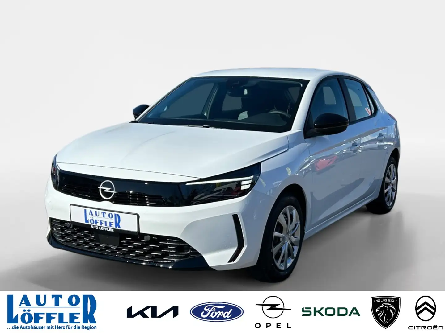 Opel Corsa Edition 1.2 Turbo Klima CarPlay Klima Fenster el. Weiß - 1