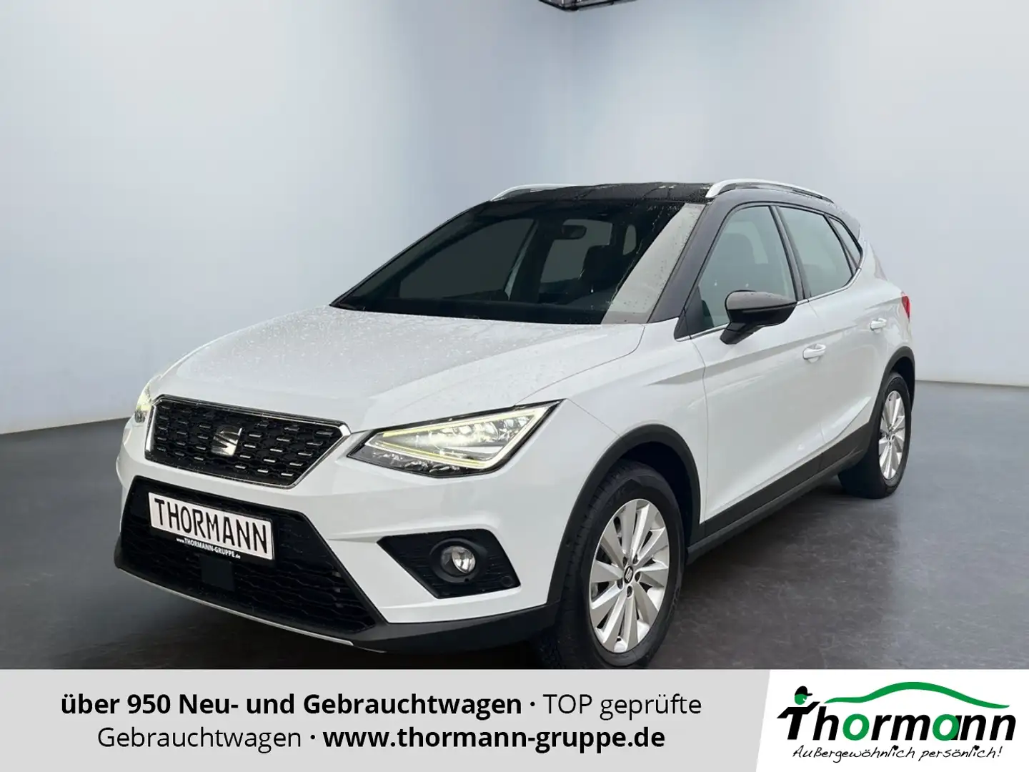 SEAT Arona 1.0 TSI Xcellence 2xKlima ACC Kam. KeyLess Weiß - 1