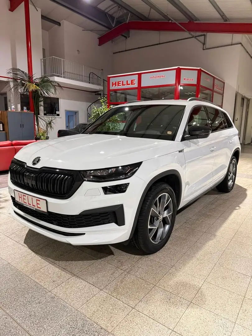 Skoda Kodiaq 2.0 TDI Sportline*MATRIX+KAMERA+ACC Blanc - 1