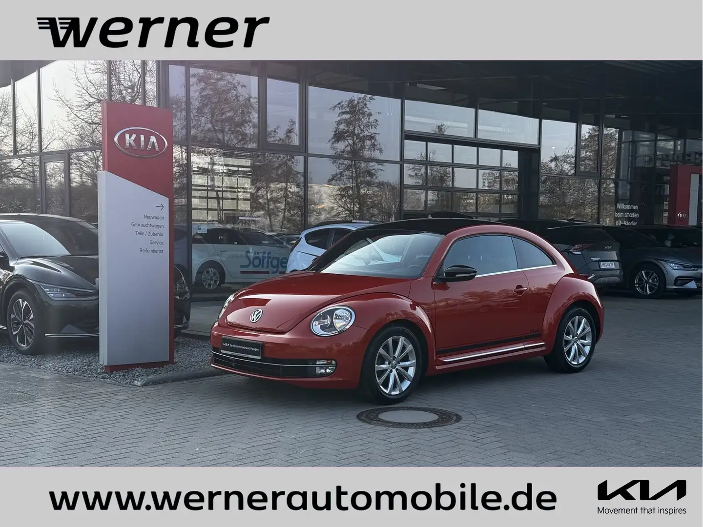 Volkswagen Beetle 1.2 TSI BMT Club Navi Klima Pomarańczowy - 1