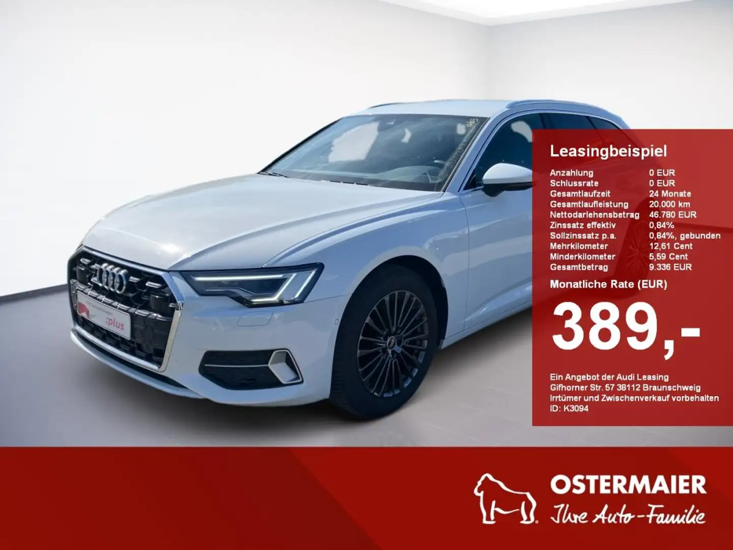 Audi A6 Avant ADVANCED QUATTRO 40TDI .STRONIC.MATRIX.NAVI. Weiß - 1