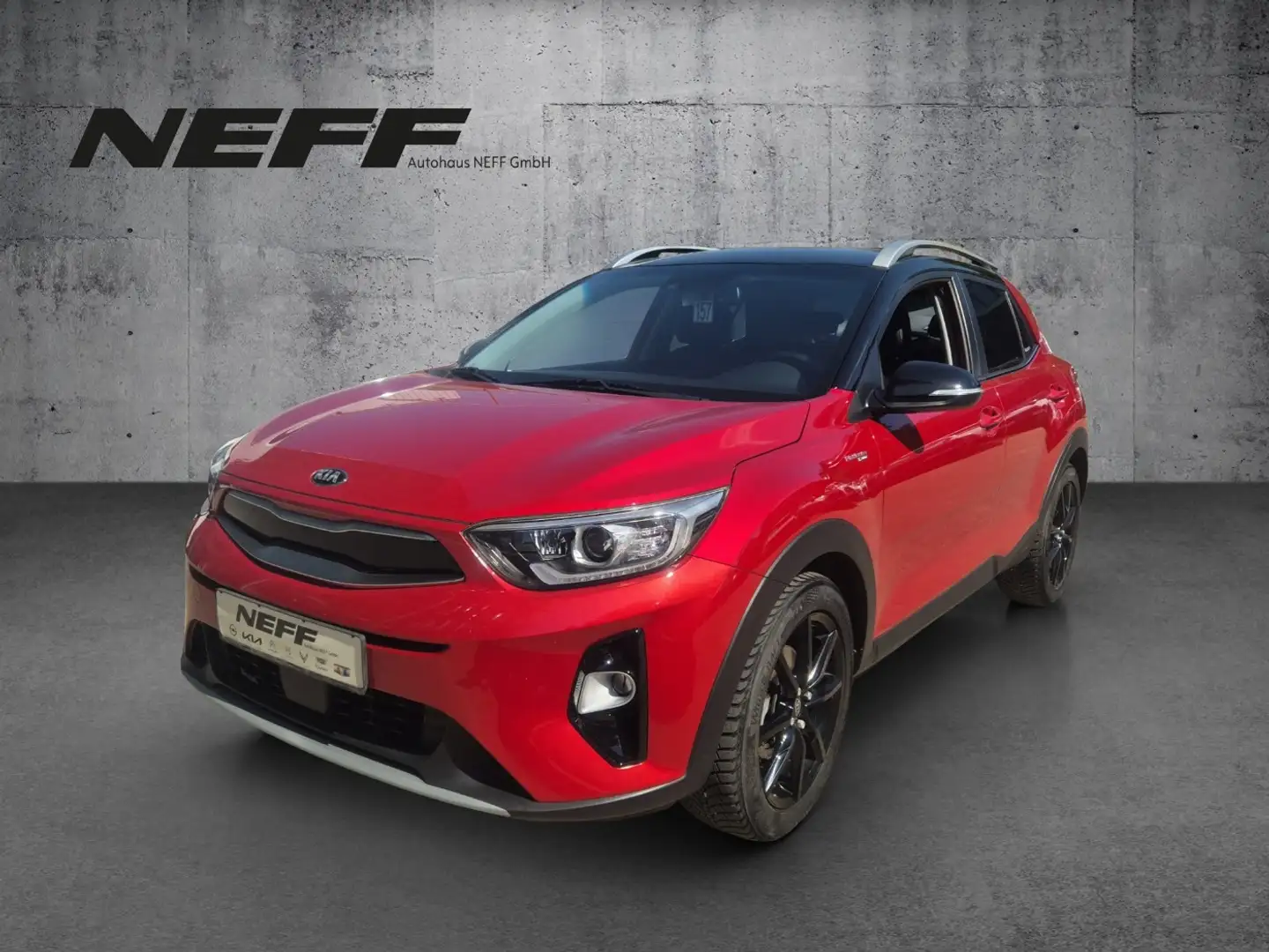 Kia Stonic 1.0 T-GDI Platinum Edition FLA SpurH LM Schwarz - 2