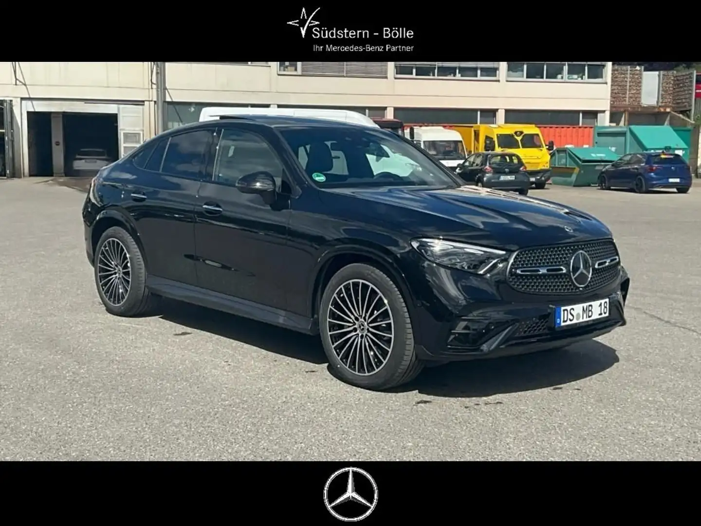 Mercedes-Benz GLC 300 d 4M Coupe +AMG+DISTRO+SHZ+MEMORY+NAVI Noir - 2