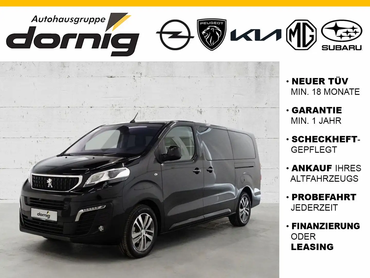 Peugeot Traveller Allure L3 Blue HDi 180,AHK Schwarz - 1