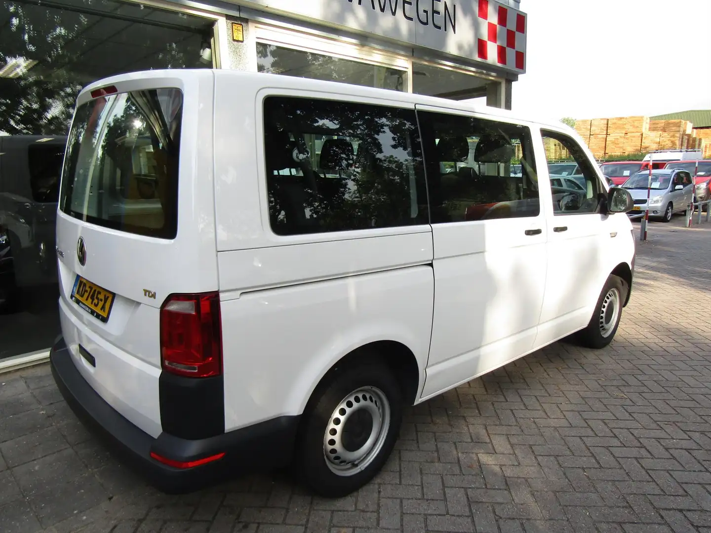 Volkswagen Transporter 9 PERSOONS 2.0 TDI L1 AIRCONDITIONING Weiß - 2