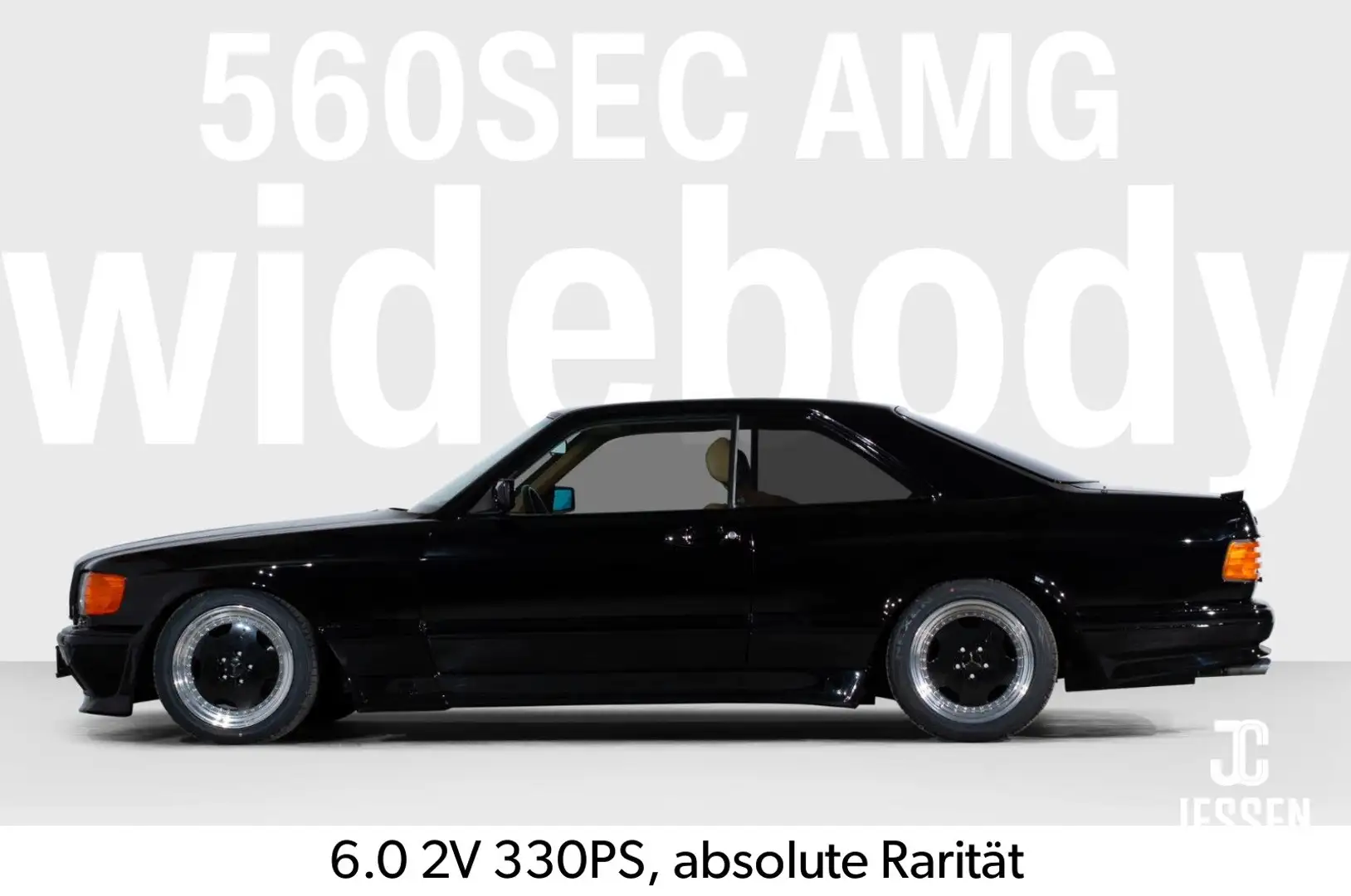 Mercedes-Benz 560 SEC 6.0 AMG Widebody 560SEC Noir - 1