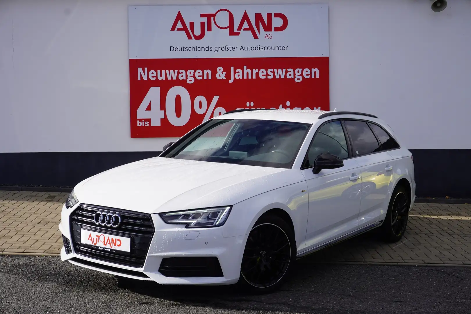 Audi A4 Avant 2.0 TFSI S-Line Matrix Navi Tempomat Weiß - 2