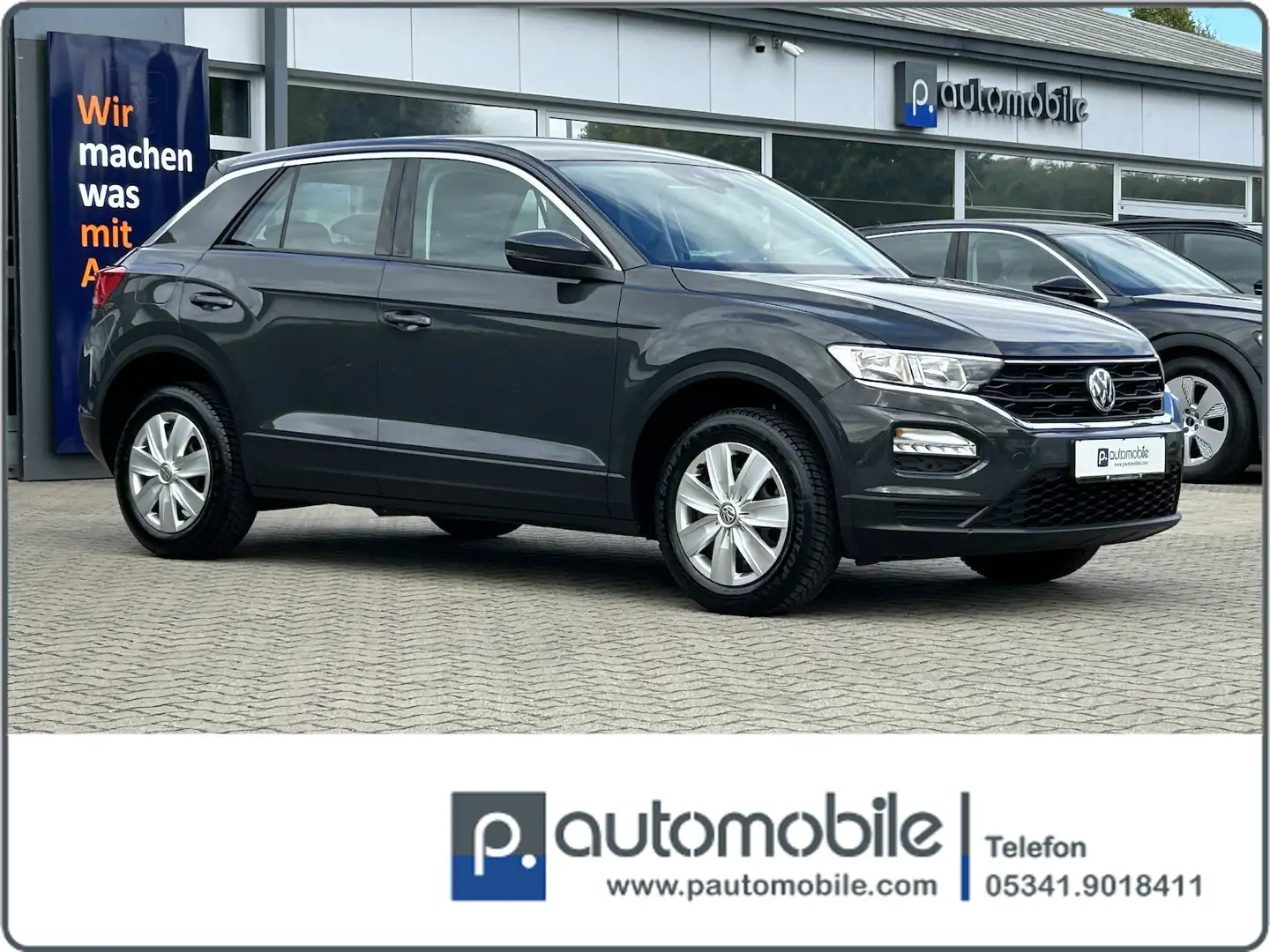 Volkswagen T-Roc 1.0 TSI *PDC*KLIMA*NAVI* Grau - 1