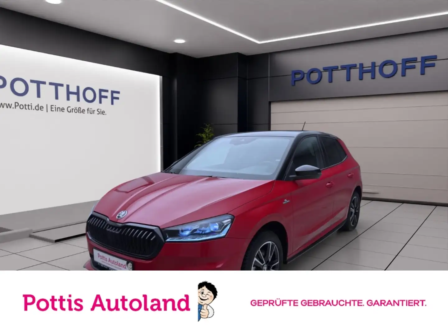 Skoda Fabia 1.0 TSI MONTE CARLO NAVI KLIMA PDC SITZHZG Rot - 1
