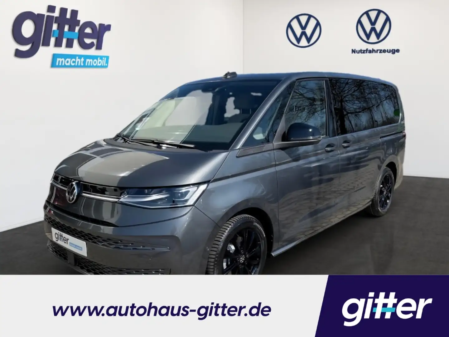 Volkswagen T7 Multivan Goal eHybrid lang 4MOTION 1.5 TSI EU6e eFH ZV ESP Grau - 1