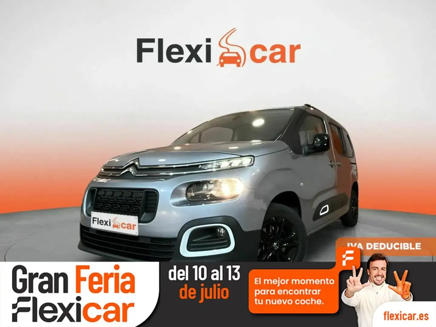 Citroen Berlingo Talla M BlueHDi 100 S&S FEEL Gris - 1