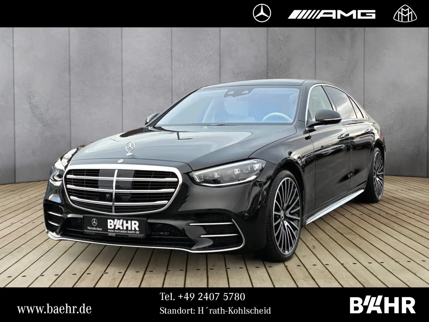 Mercedes-Benz S 580 S 580 4M lang AMG/Chauffeur/Burmester3D/Pano/360 Schwarz - 1