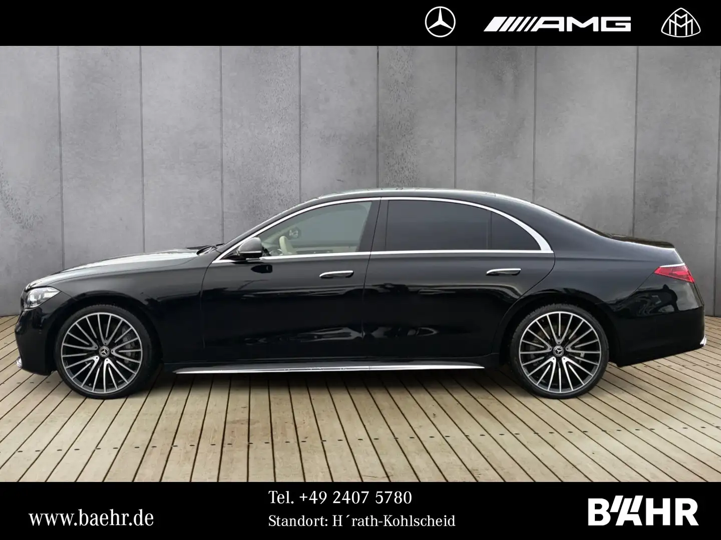 Mercedes-Benz S 580 S 580 4M lang AMG/Chauffeur/Burmester3D/Pano/360 Schwarz - 2