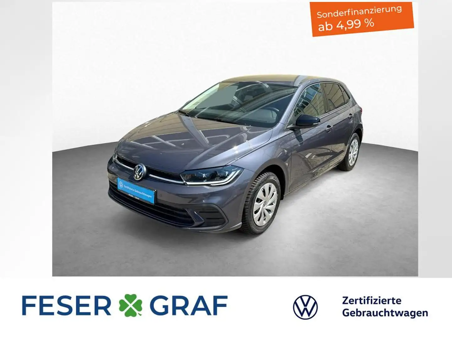 Volkswagen Polo MOVE 1.0 TSI 7-DSG NAVI AHK Grau - 1