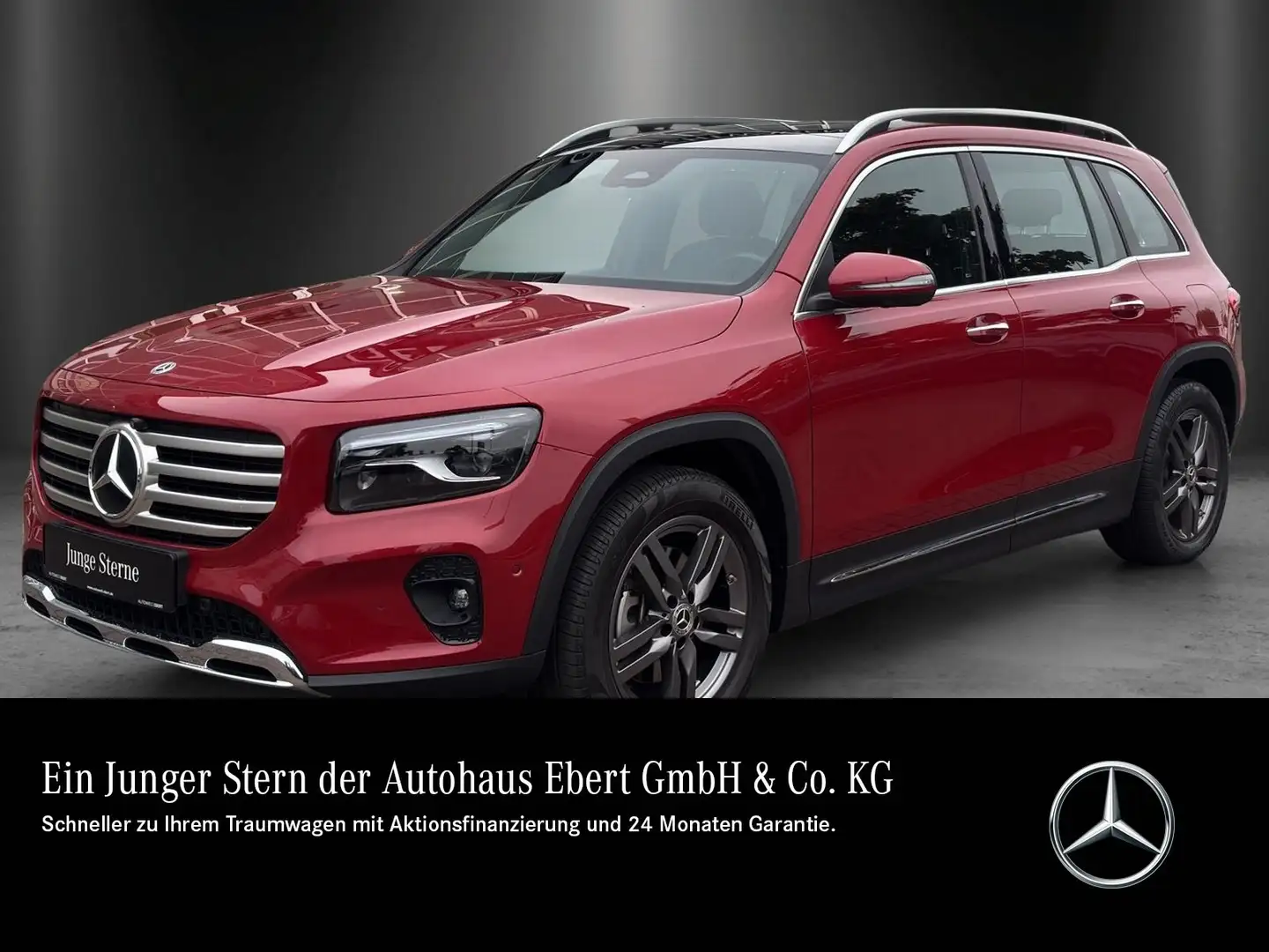 Mercedes-Benz GLB 220 GLB220d 4M Progr Advanced+ 7-Sitz AHK Pano Burme Rot - 1