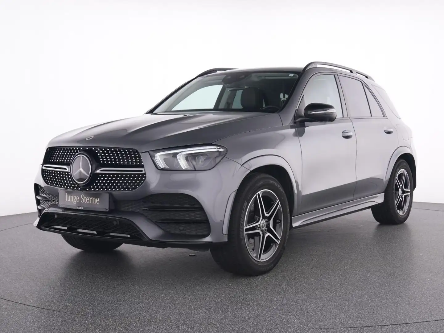 Mercedes-Benz GLE 350 de 4M AMG+LED+AHK+20+KeylG+EHeck+HUD+360 Gris - 2