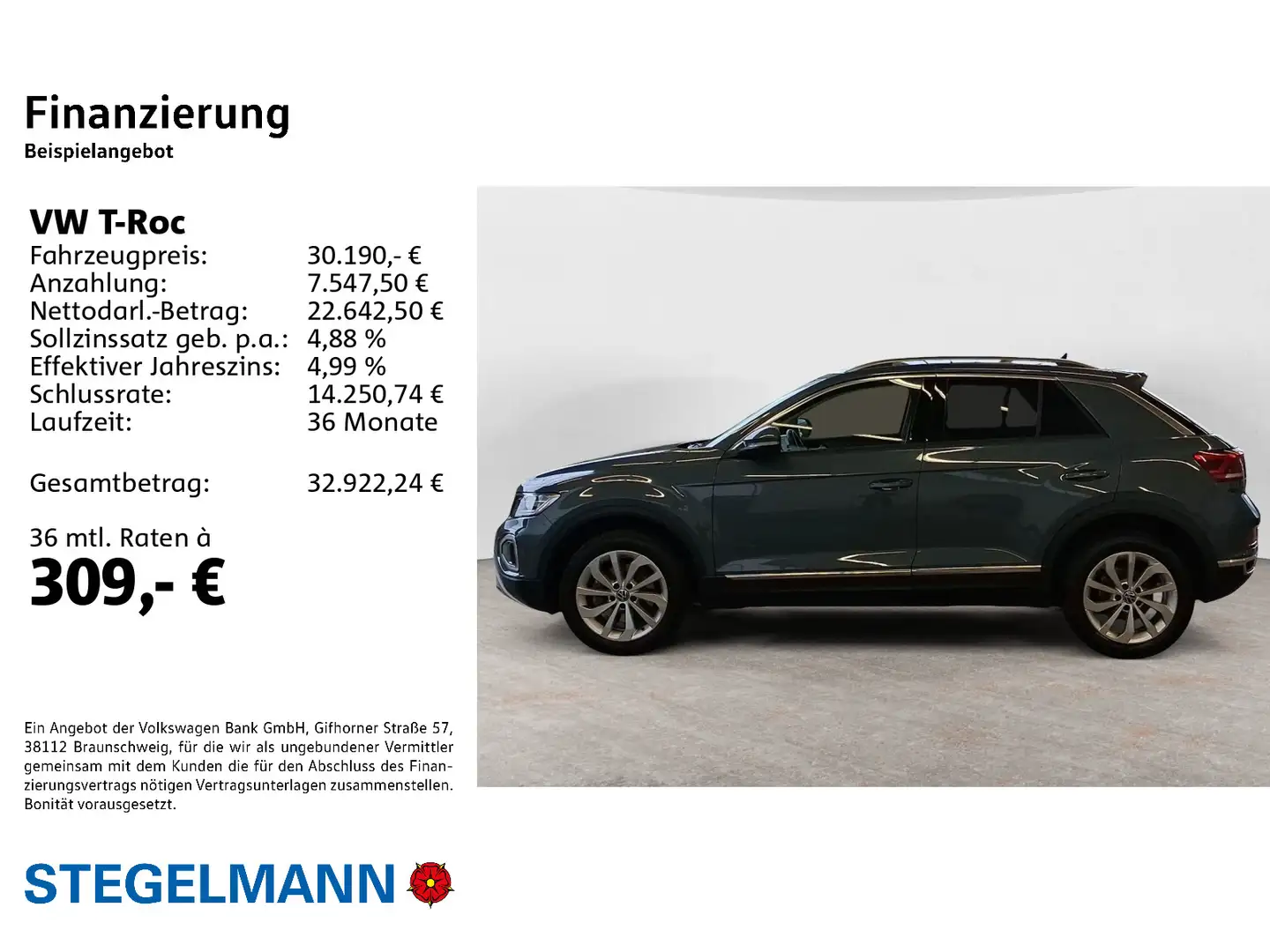 Volkswagen T-Roc 2.0 TDI DSG Style *LED*Standhzg*Navi*+3J. Bleu - 2