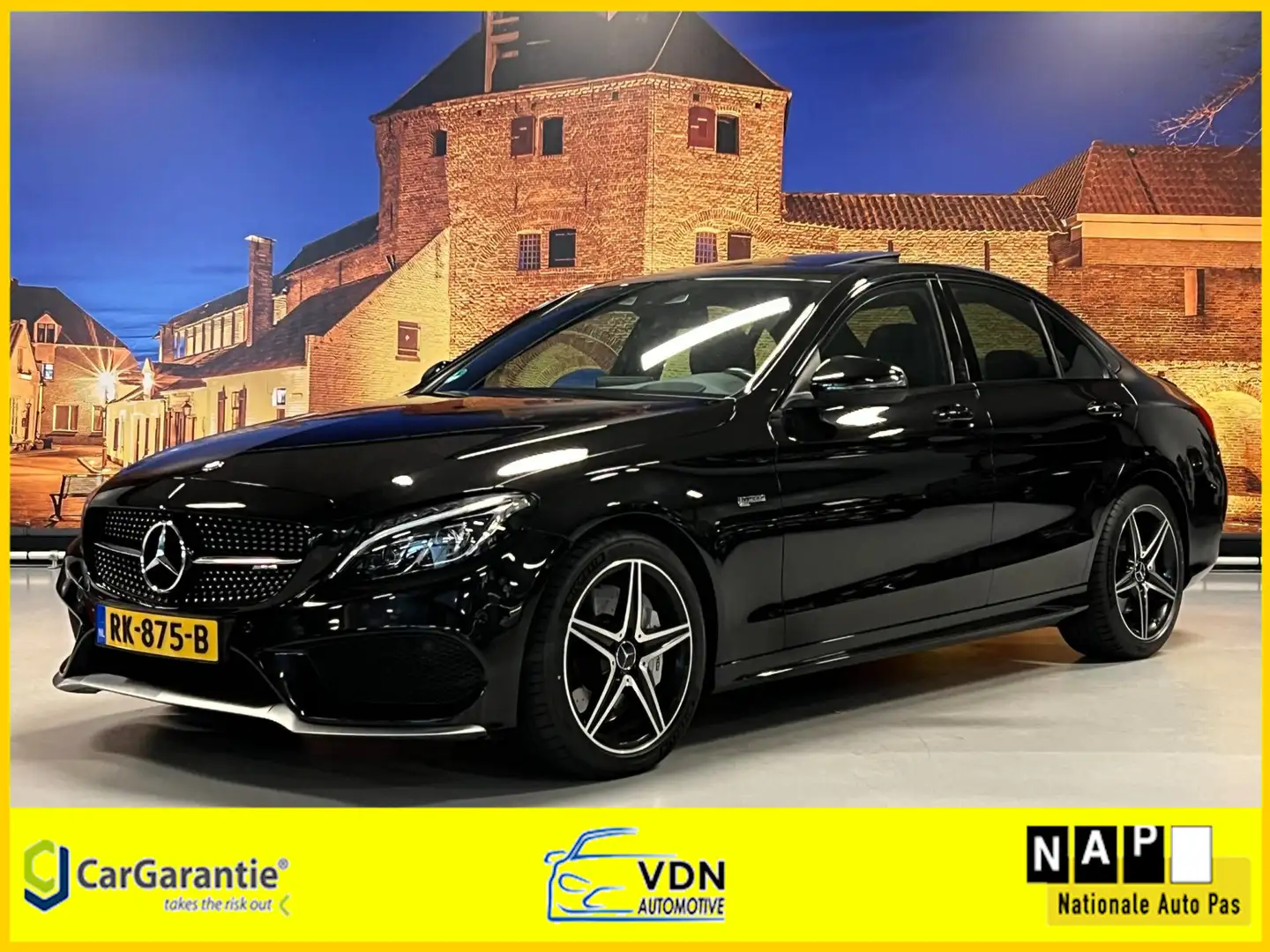 Mercedes-Benz C 43 AMG 4Matic Aut Schuifdak HUD Lane Assist Zwart - 1