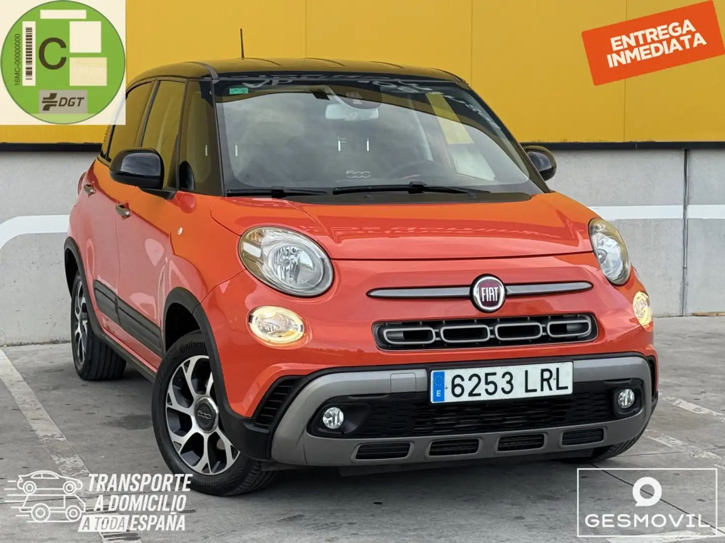 Fiat 500L 1.3Mjt II S&S Cross Naranja - 2