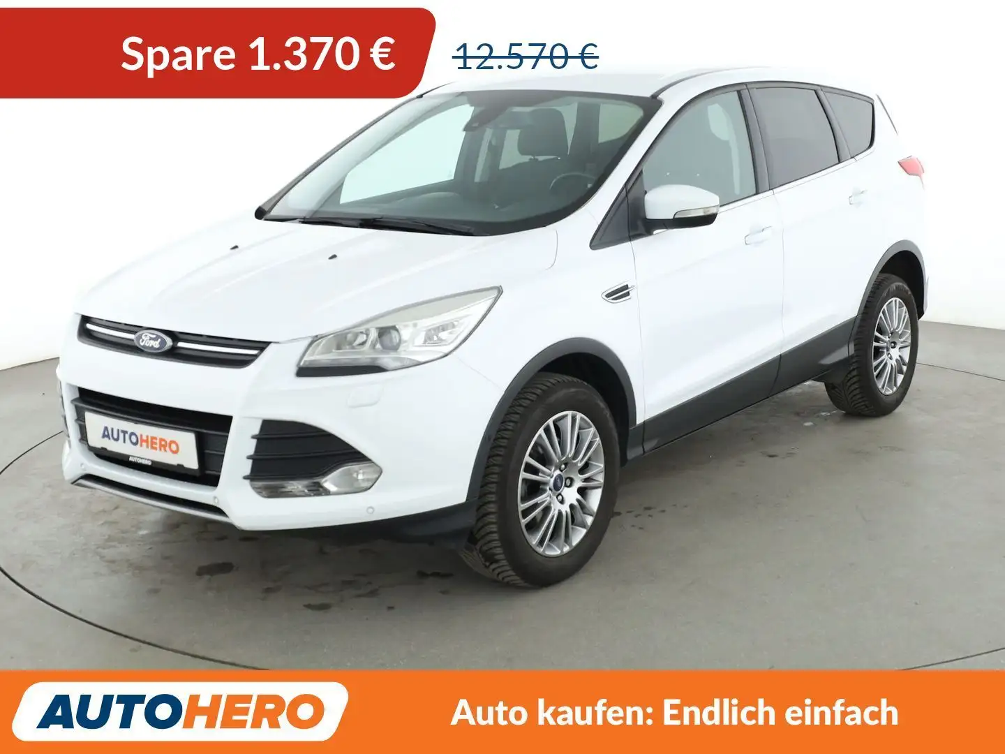Ford Kuga 1.5 EcoBoost Trend*XENON*PDC*KLIMA*TEMPO* Blanc - 1
