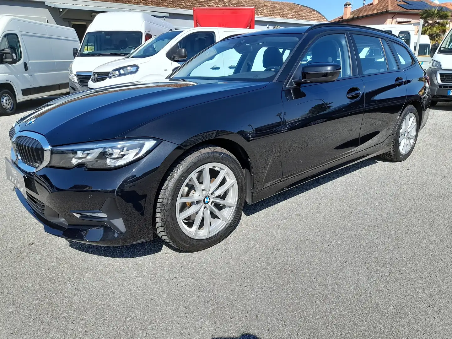 BMW 320 320d Touring xdrive 48V Business Advantage auto Nero - 1