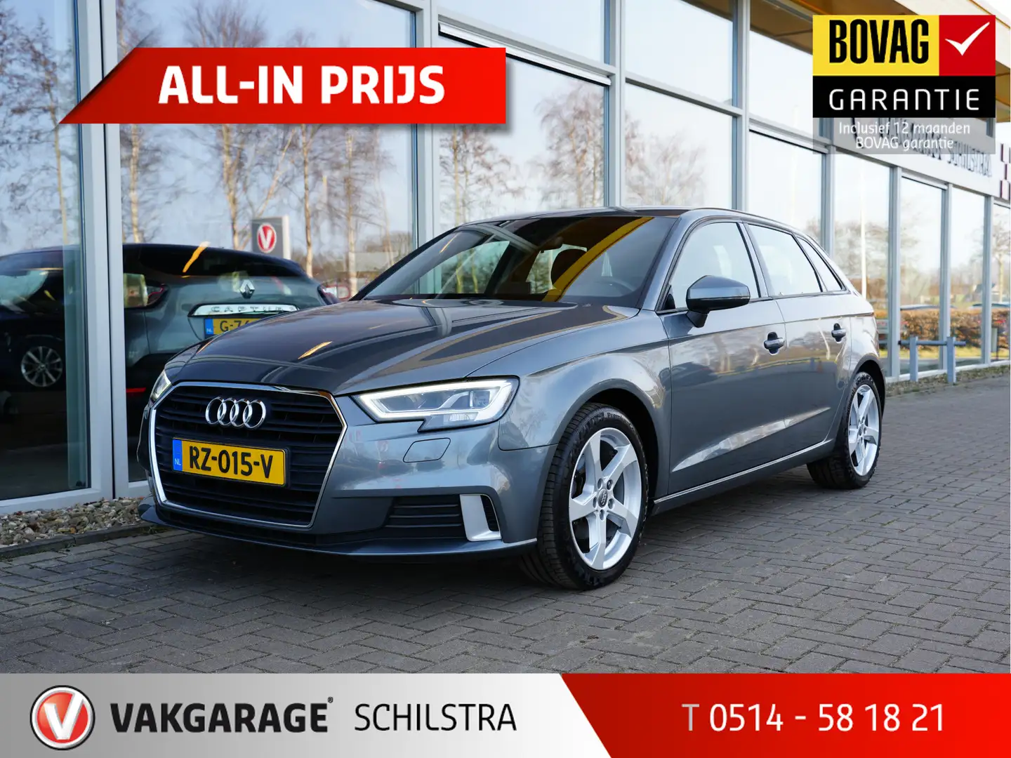 Audi A3 Sportback 1.0 TFSI Sport Lease Edition | Navigatie Gris - 1