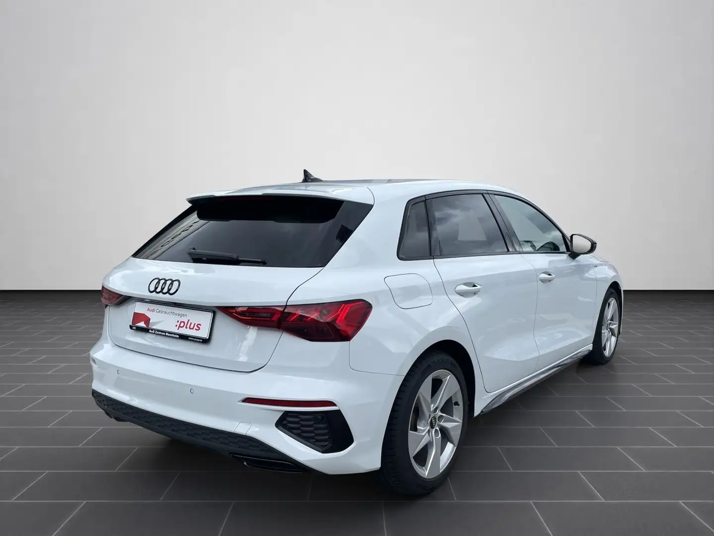 Audi A3 35 TDI S tronic S LINE NAVI PLUS LE Weiß - 2