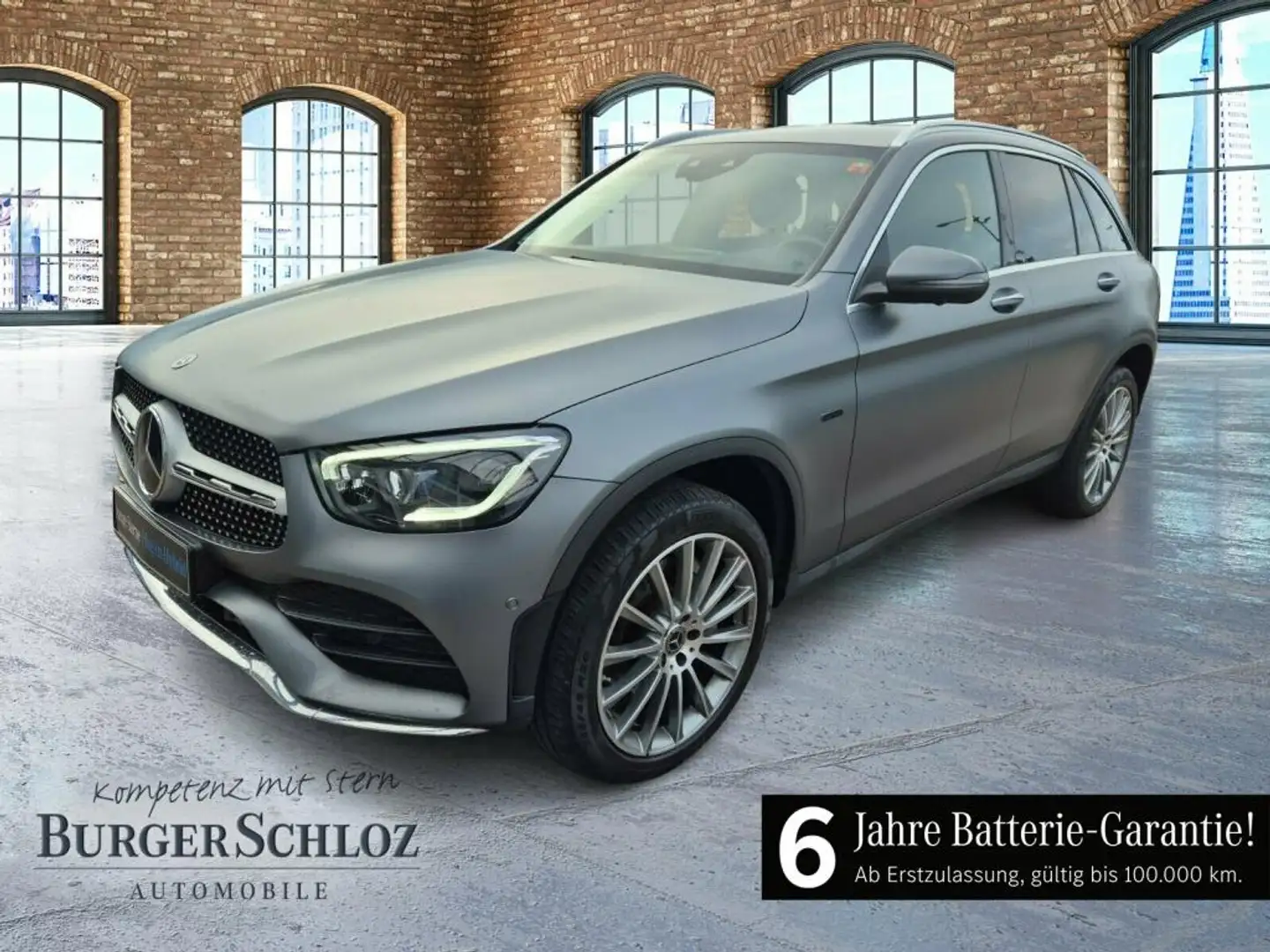 Mercedes-Benz GLC 300 de 4M AMG 360 ACC AHK AUT DynLicht HUD Gris - 1