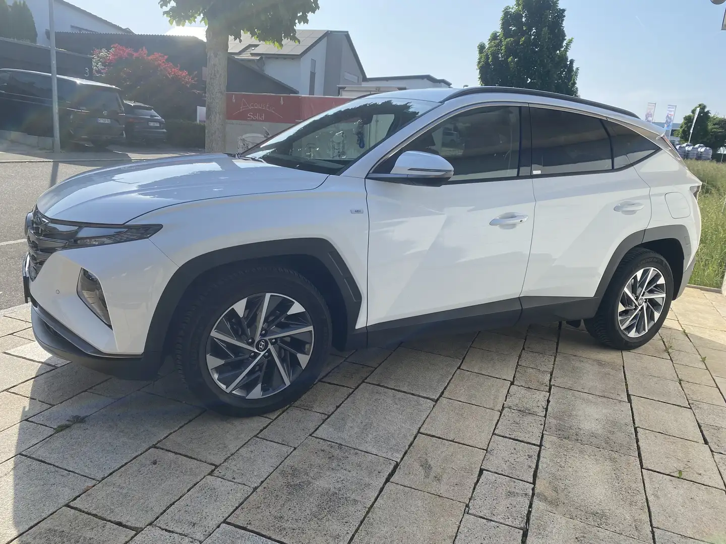 Hyundai TUCSON 1.6 T-GDi 48V-Hybrid 2WD DCT Trend Blanc - 1