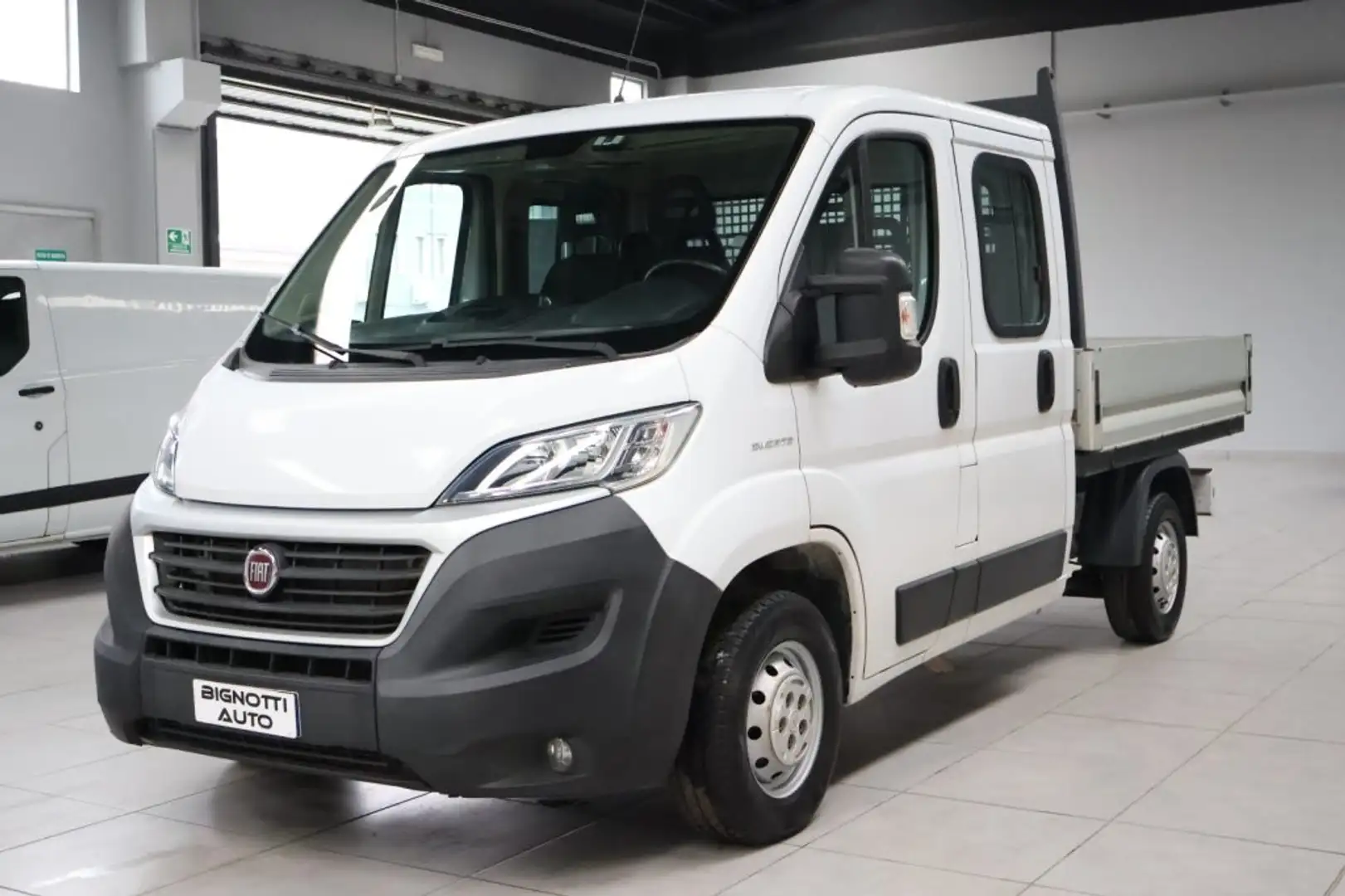 Fiat Ducato 33 2.0 MJT PC Cassonato-7 POSTI - DOPPIA CABINA Blanc - 1