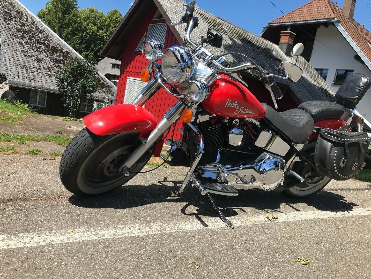 Harley-Davidson Fat Boy Rood - 2