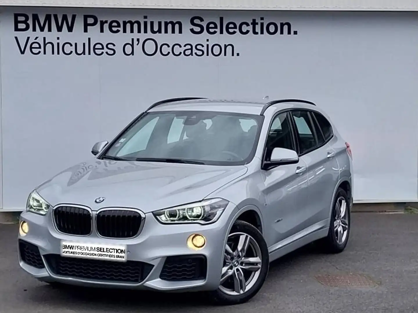 BMW X1 sDrive18iA 136ch M Sport Argent - 1