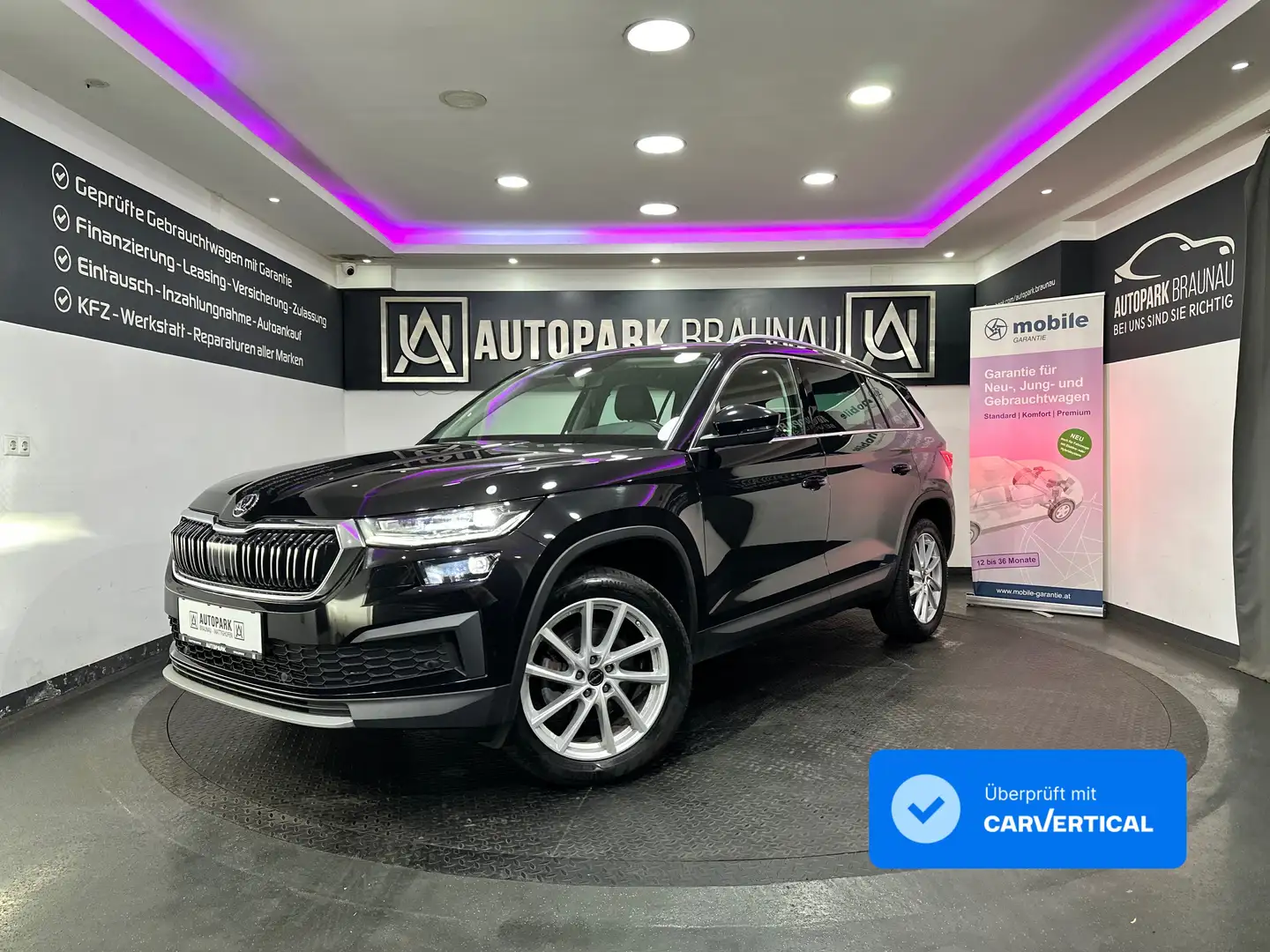 Skoda Kodiaq 2.0 TDI DSG Style *1.BESITZ*VIRTUAL*LED* Schwarz - 1