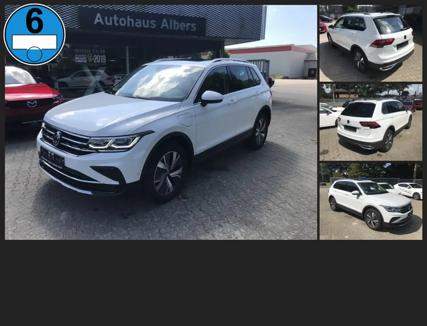 Volkswagen Tiguan 1.4 TSI eHybrid Elegance, Leder, AHK, LED Weiß - 1