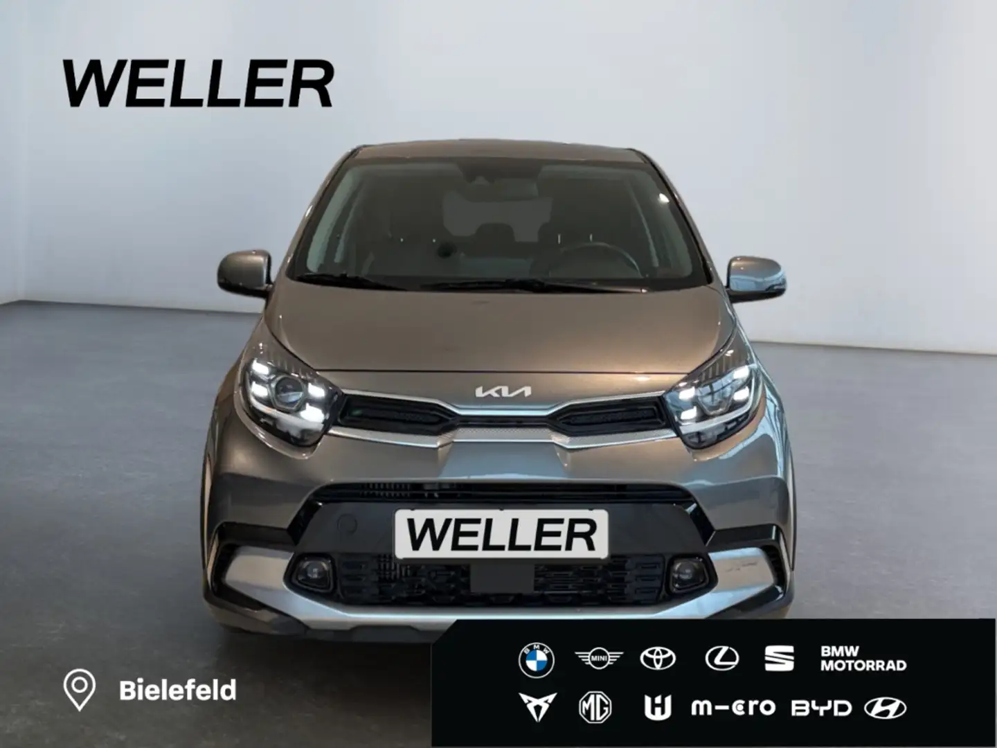 Kia Picanto 1.0 T-GDI X-Line *Leder*CarPlay*SHZ*RCam* Grau - 2