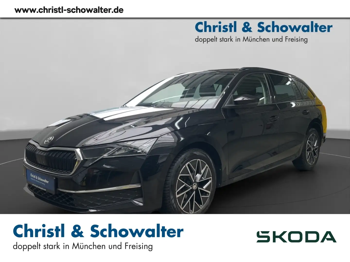 Skoda Octavia Combi selection 2.0TDI MATRIX AHK STHG Negro - 1