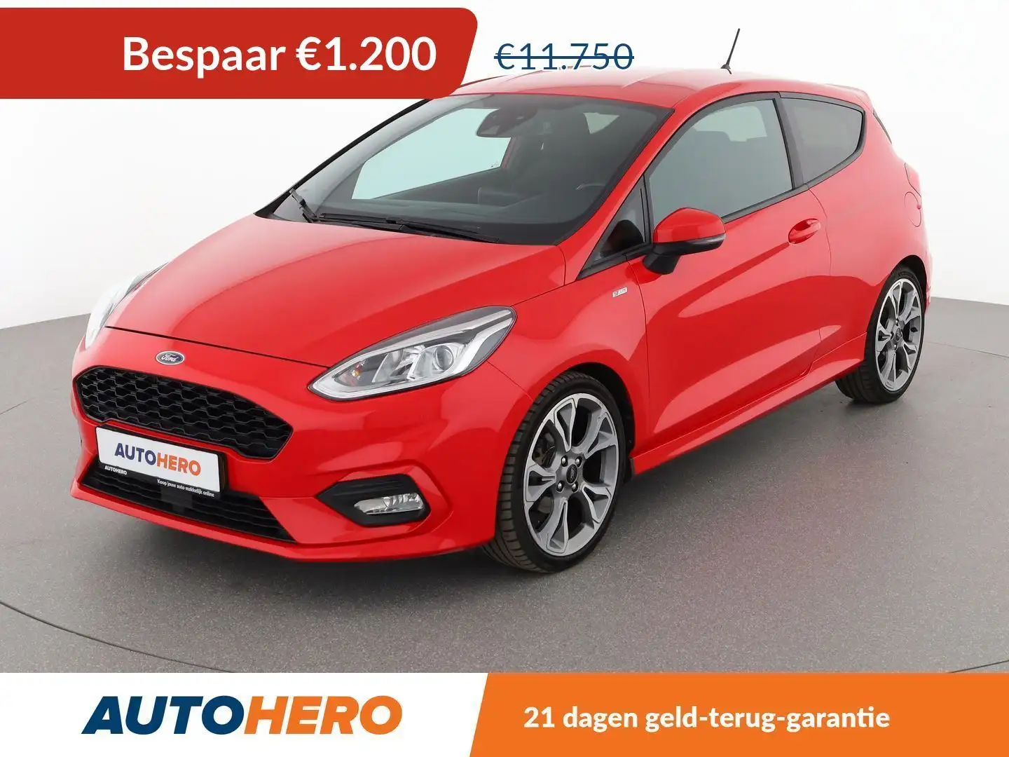 Ford Fiesta 1.0 EcoBoost ST-Line Rood - 1