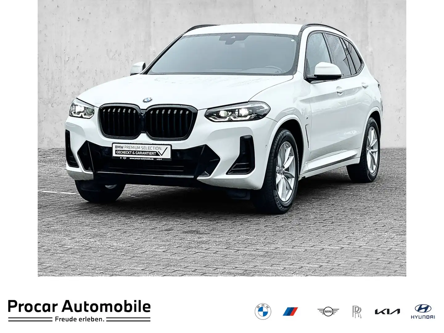 BMW X3 xDrive20i M Sport Aut. RFK NAVI LED PDC V+H DAB Blanco - 1