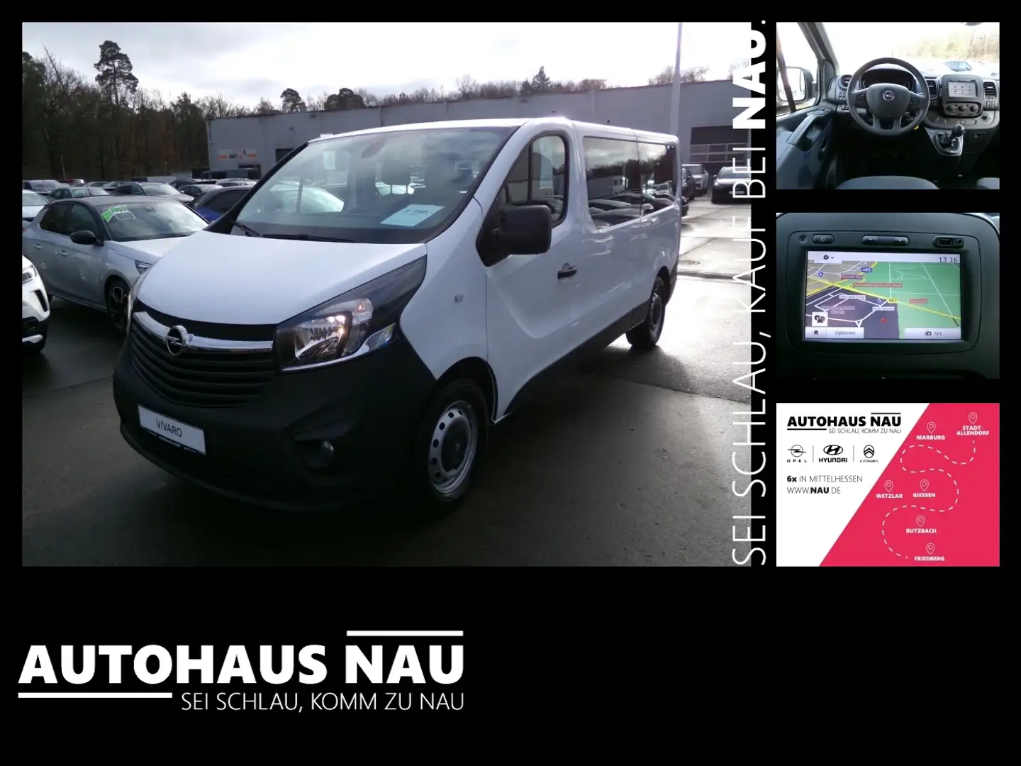 Opel Vivaro B Kombi 1.6 CDTI 9-Sitze L2H1 2,9t Weiß - 1