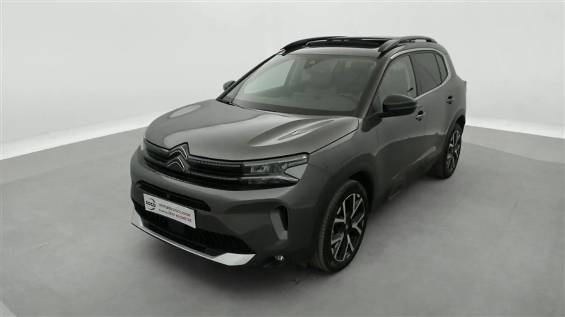 Citroen C5 Aircross 1.2 PureTech 130Cv EAT8 Shine NAVI / TO PANO / FUL Gris - 1
