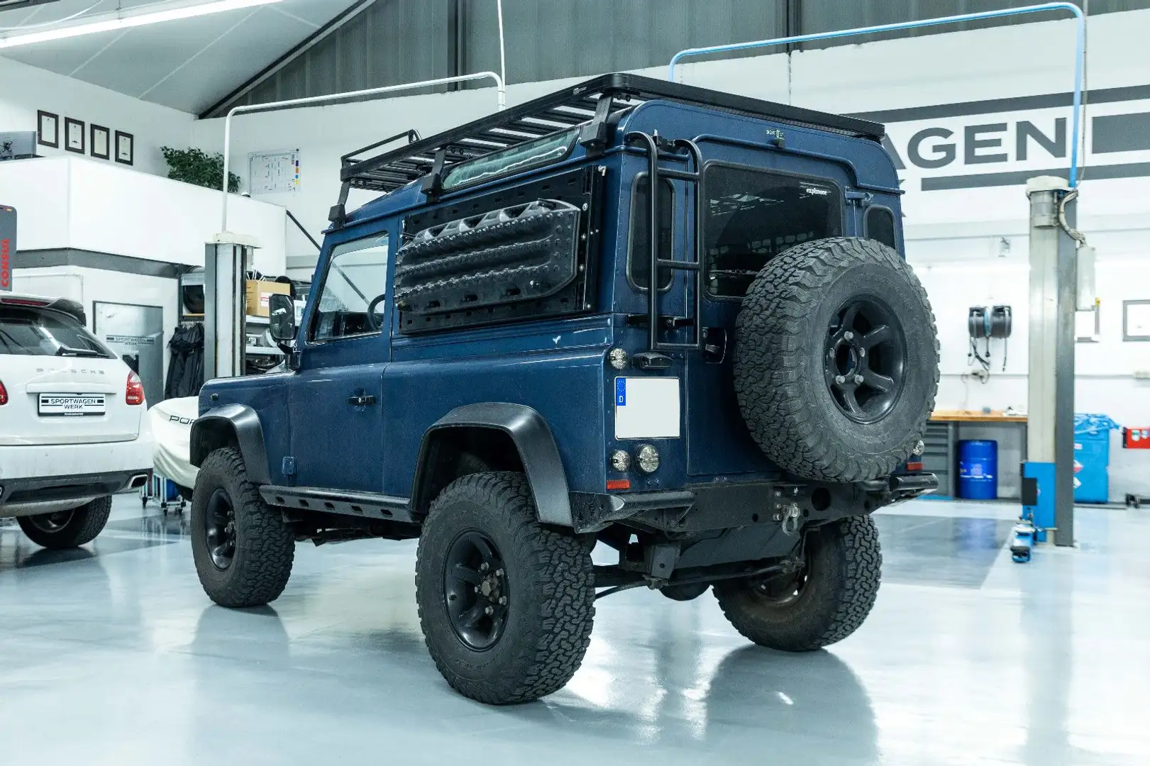 Land Rover Defender 90 TD5 I Off-Road I Frontrunner I 3. Hd Blau - 2