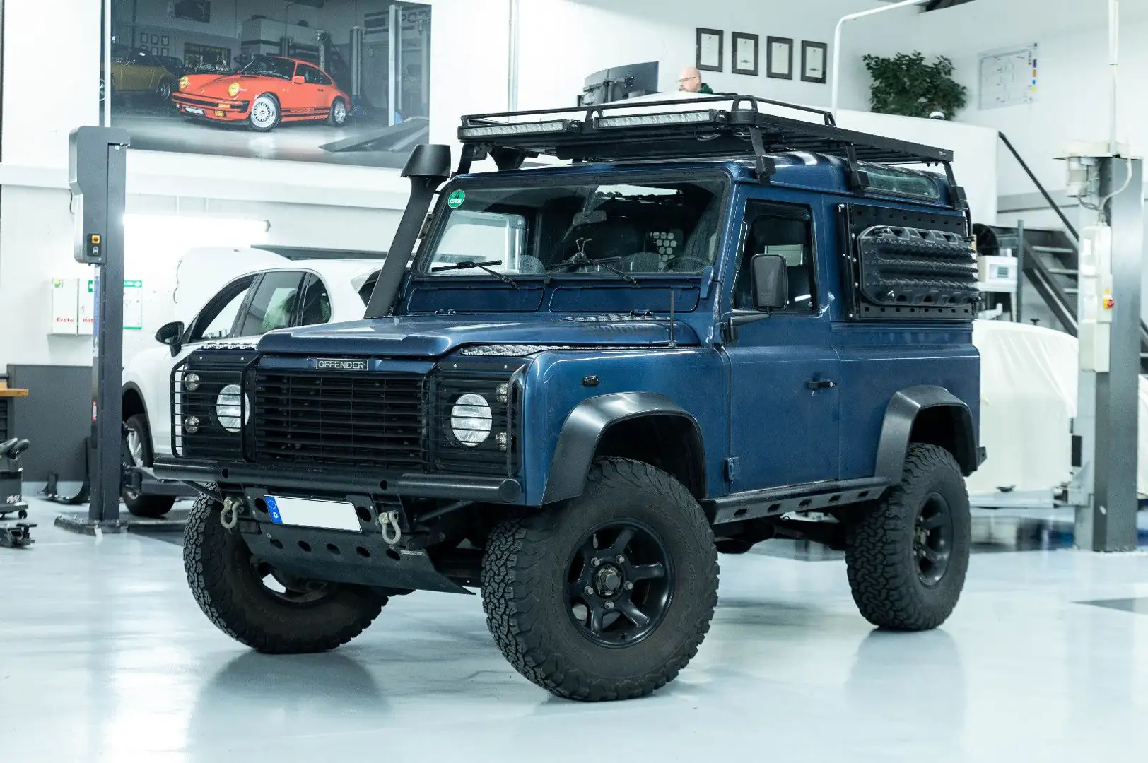 Land Rover Defender 90 TD5 I Off-Road I Frontrunner I 3. Hd Blau - 1