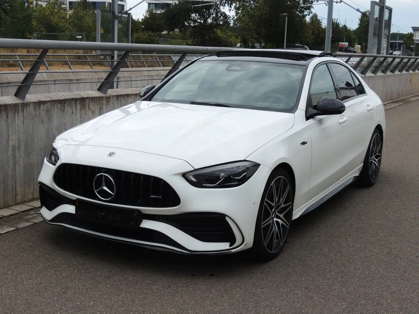 Mercedes-Benz C 43 AMG 4M PANO Distronic 20" LED Blanco - 2