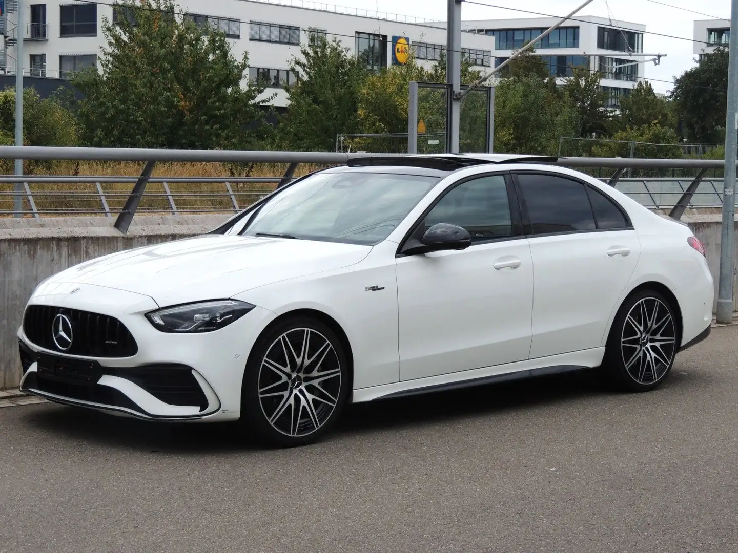 Mercedes-Benz C 43 AMG 4M PANO Distronic 20" LED Blanco - 1
