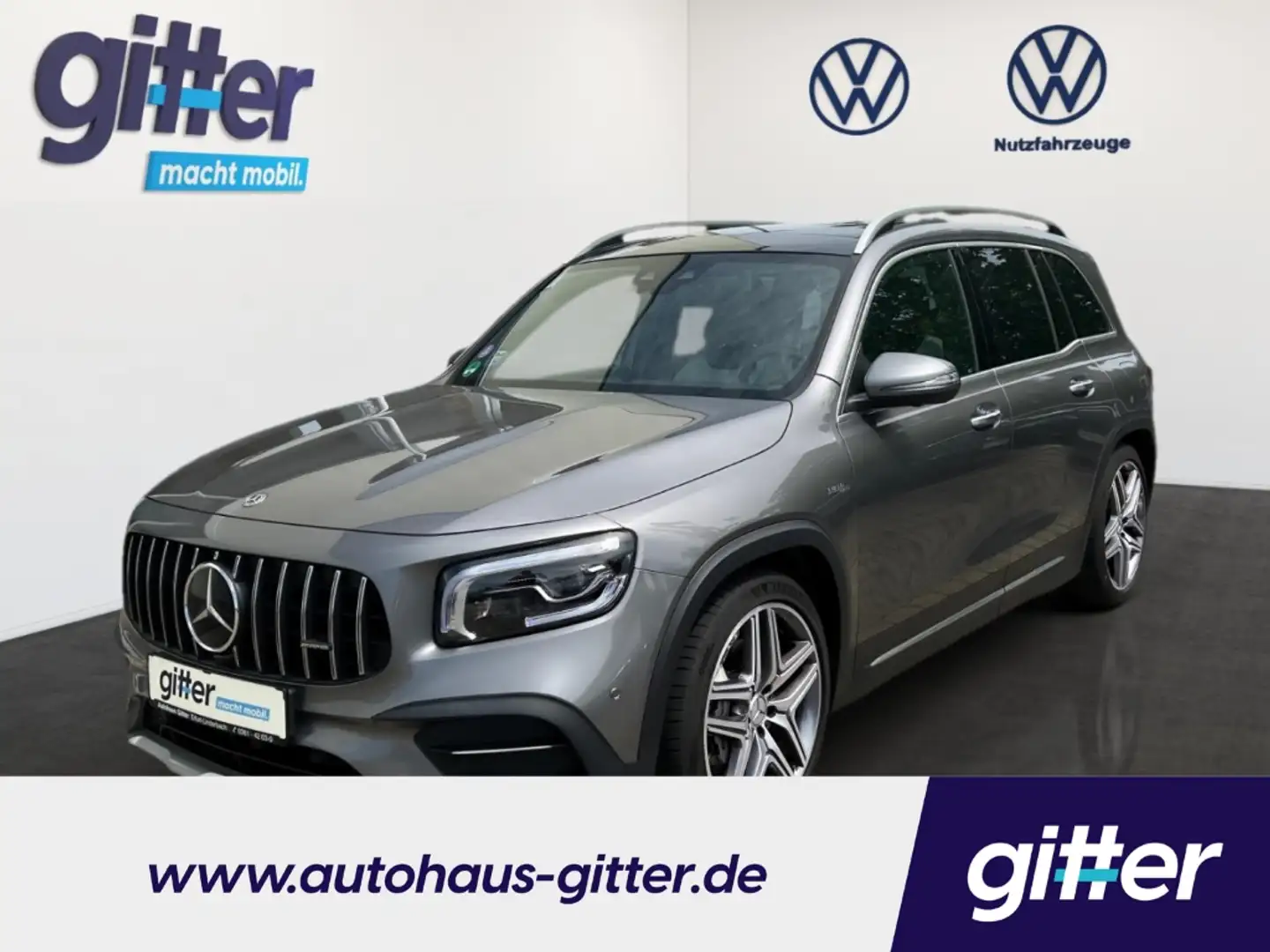 Mercedes-Benz GLB 35 AMG 4M PANNO MULTI LED 20'' STANDHEIZUNG Grau - 1