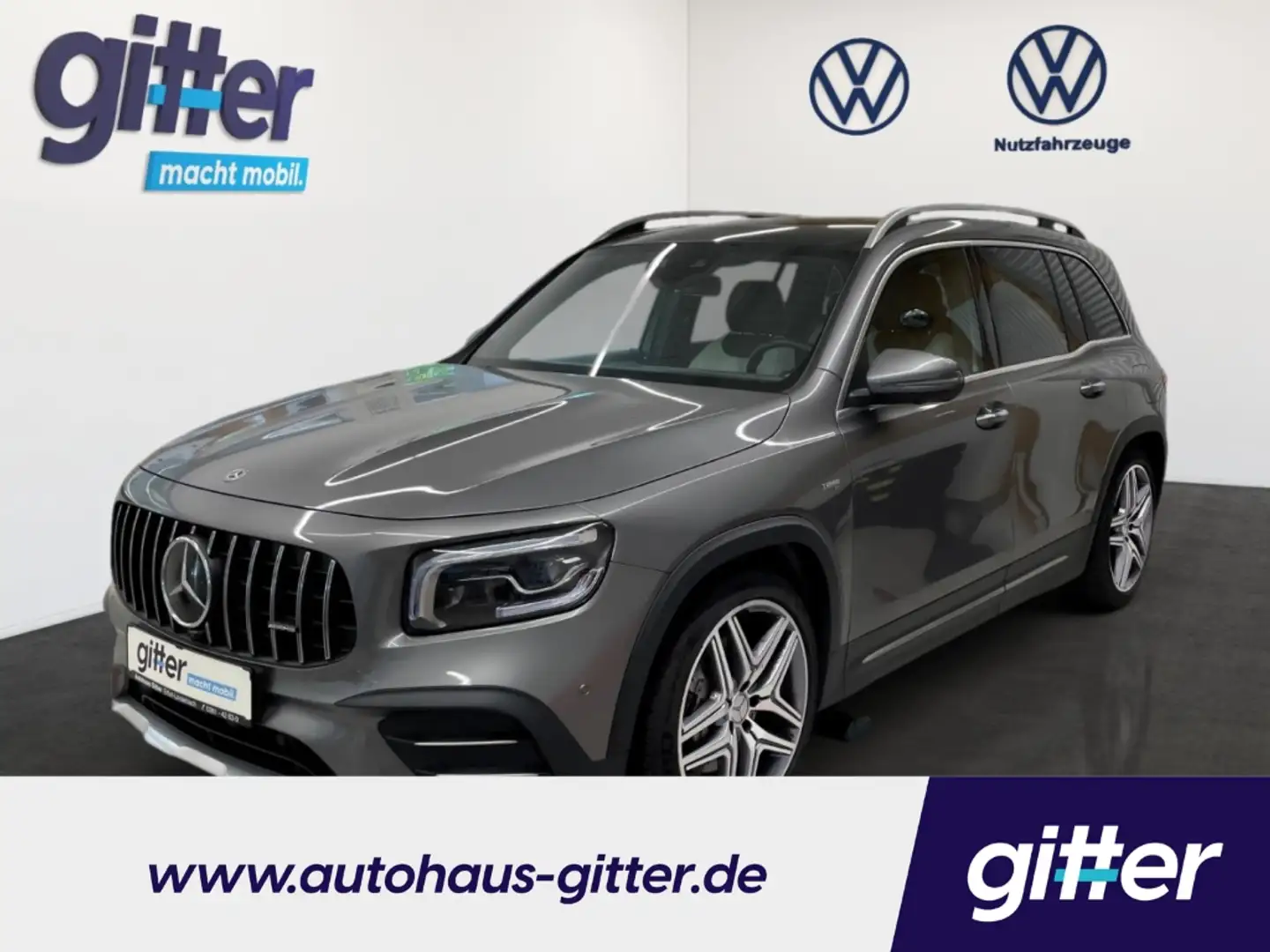 Mercedes-Benz GLB 35 AMG 4M PANNO MULTI LED 20'' STANDHEIZUNG Grau - 1