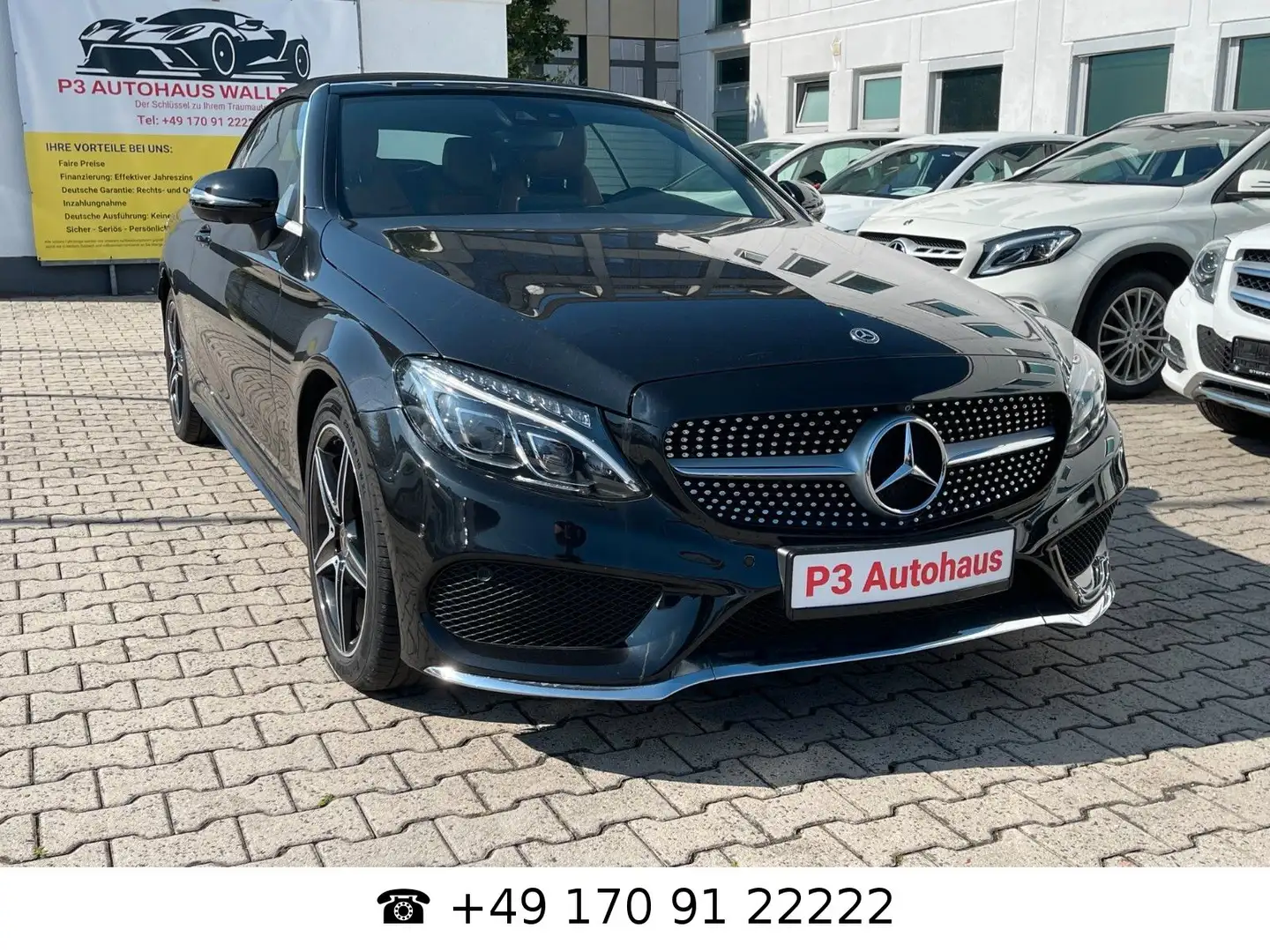 Mercedes-Benz C 200 C -Klasse Cabrio C 200*12m Garantie*HU Schwarz - 1